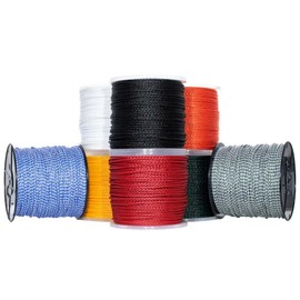Hollow Braid Polypropylene Rope – 10, 25, 50, 100, 250, and 500 Foot Lengths