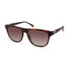 GUESS Men's Rounded Bottom Square Sunglasses, Dark Havana, 55mm