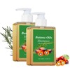 2PCS Batana Oil Shampoo 300ML, Batana Shampoo with Rosemary Extract,