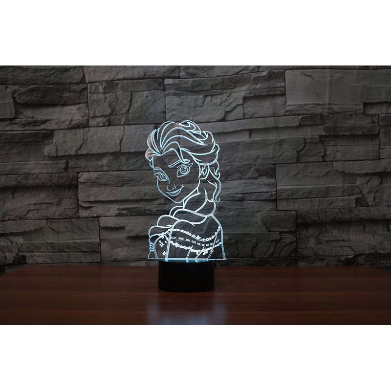 Hologram 3D Lamp Creative Night Light, LED Light for Kid's