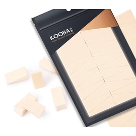 OWLFAVO 48pcs Makeup Cosmetic Wedges Sponges Triangle Latex Free Disposable Beauty Foam Powder Blender Applicator Facial Puffs for Flawless Foundation, Sensitive and All Skin Types