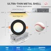 LVWIT 12 Pack Ultra-Thin Recessed Lighting 4 Inch with Junction