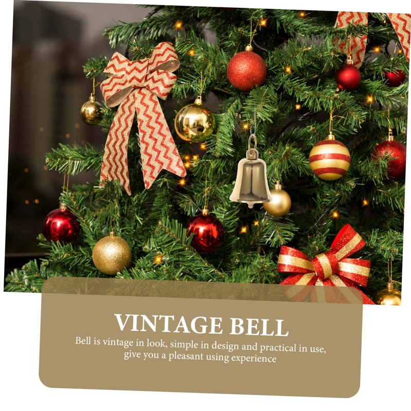 OHPHCALL Craft Bell Hanging Brass DIY Pendant Retro Wind Chime