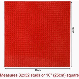 Nemorleyl Classic Baseplates Building Base Plates for Building Bricks 100% Compatible with Major Brands-Baseplates 10" x 10", Pack of 8