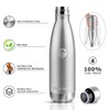 Thermos Flask, 500 ml, Vacuum Drinking Bottle, Stainless Steel, Leak-Proof,