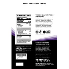 Terrasoul Superfoods Organic Turkish Figs (Calimyrna), 6 Lbs (3 Pack) - No Added Sugar | Unsulphured | Perfectly Dried
