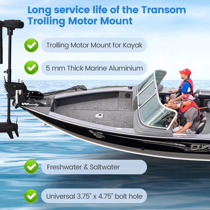 Trolling Motor Mount, Trolling Motor Transom Motor Mount, ransom Motor