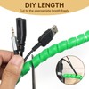 Spiral Cable Wrap, 10ft Cable Sleeves for Cords, Flexible Cable