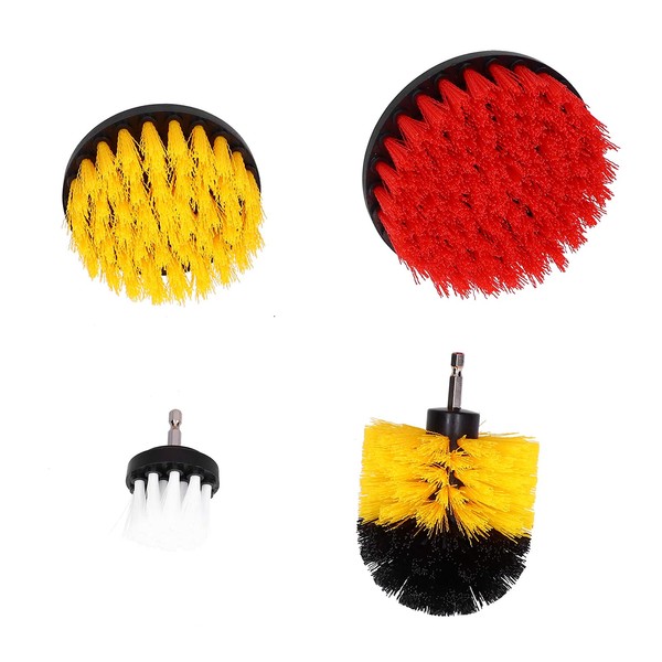 Aoveew 4 Piece Drill Brush Set, 4 in 1 Power