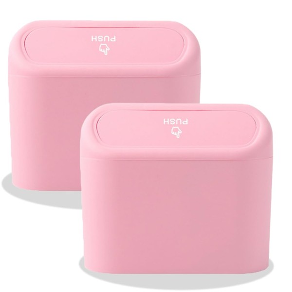 Cubo de Basura para Coche 2 Piezas Portátiles - Cubo