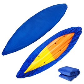Relaxyee Kayak Cover Waterproof Kayak Canoe Cover Storage Dust Cover UV Protection Paddle Board Cover Fishing Boat Sunblock Shield for Outdoor Storage
