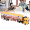 Transport Cart Toy Educational Simulation Alloy Plastic Pull Back Carrier