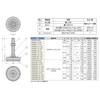 Sugatsune Industrial Lamp Stamp Adjuster ADWH40-10-50