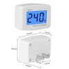 Diyeeni 1Pcs Plug-in LCD Digital AC 80-300V Voltímetro DM55-1 110V/220V