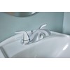 Moen 84603 Adler Chrome Two Handle Bathroom Faucet 4 in.