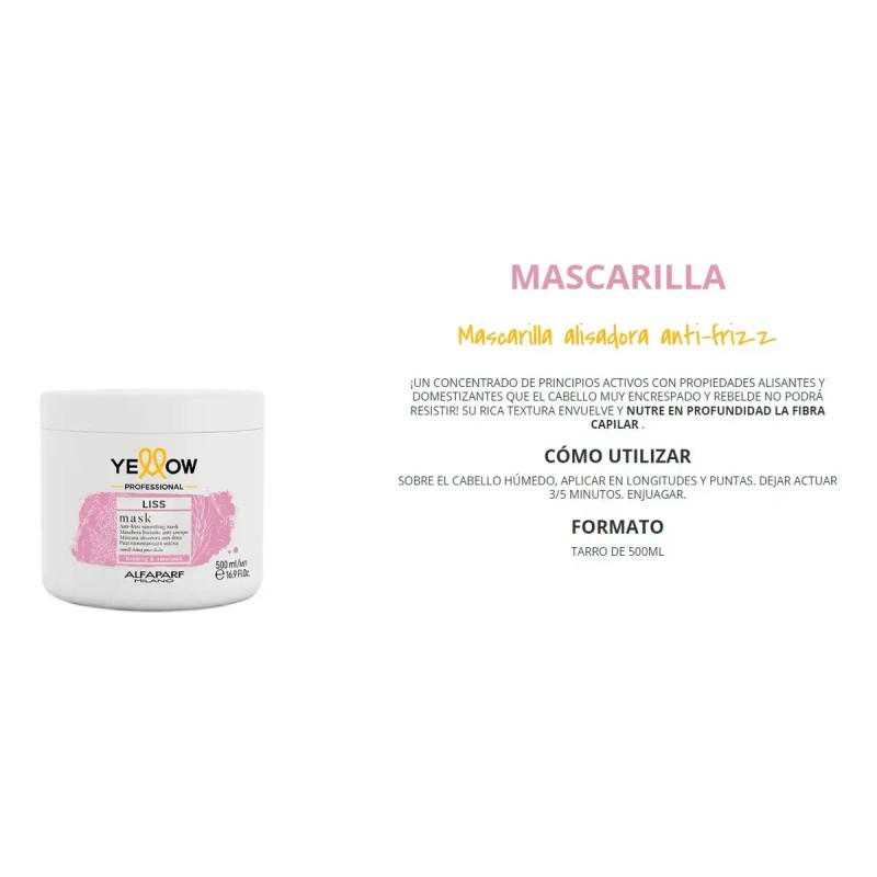Yellow Liss Mascarilla 500