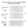 Allinside Silicone Keyboard Cover for iMac Magic Keyboard A2449/A2450, Protective