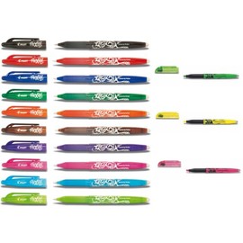 Pilot Frixion Big Pack 13 Stifte 10 Tintenroller 0,7 + 3 Textmarker (radierbar) Set BL-FR7 im prakischen Geschenketui - Alle 10 verschiedenen Farben sortiert incl. der neuen Farben, Strichstärke 0,4 mm, zusätzlich 3 verschiedenfarbige Textmarker Frixion