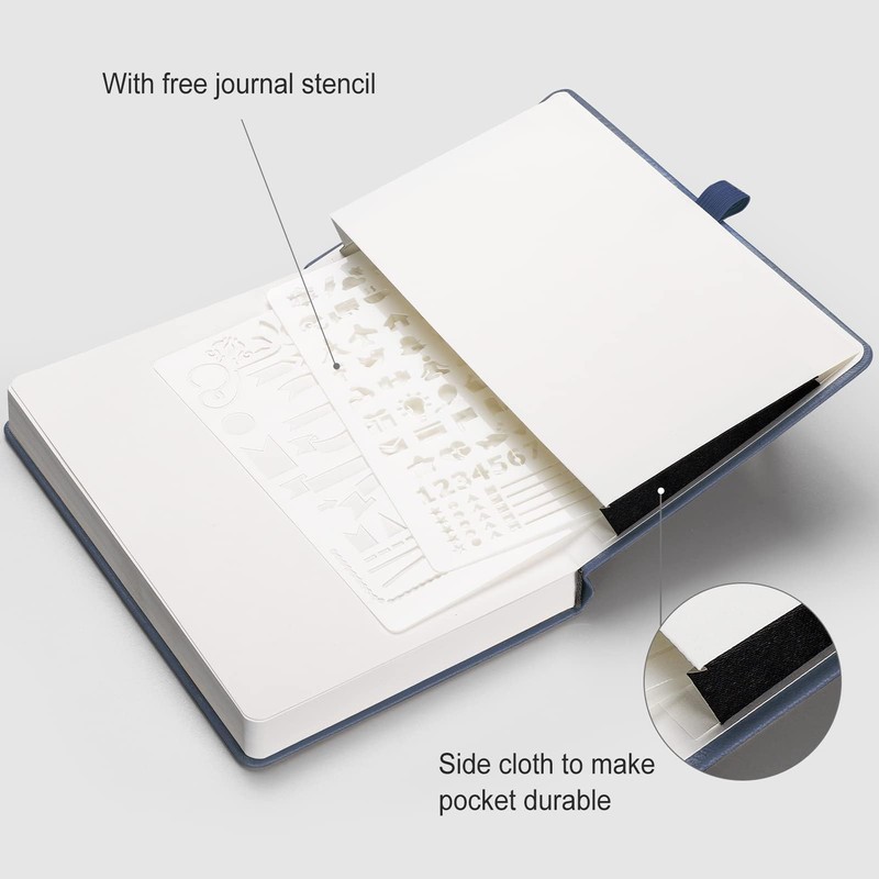 RETTACY A5 Bullet Dot Grid - Dotted Notebook with 320