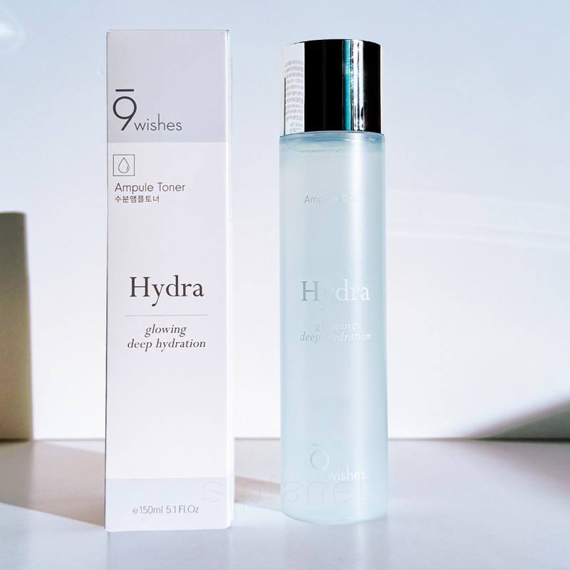 Nine Wishes Hydra Moisture Ampoule Toner 150ml x 2 /