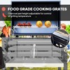 Outsunny Charcoal BBQ Grill, Outdoor Portable Cooker for Camping or