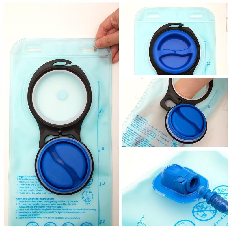 Hydration Bladder, 1L-2L Water Bladder for Hiking Backpack, Leak-proof Water