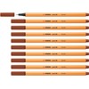 STABILO STABILO - Fineliner - point 88-10er Pack - rötel