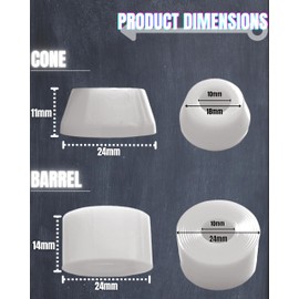 Skateboard Bush Rubber Skateboard Truck Bush Rubber Soft Medium Hard Cruiser Long Skateboard Surf Skates 80a/85a/90a/95a/100a (SOFT 80a WHITE)