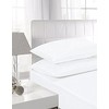 NIYS Luxury Bedding 100% Egyptian Cotton Pillowcase pair House Wife Pillowcase pair 2 pack (White, Pillowcase Pair)