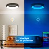 Annaror RGB Led Flush Mount Ceiling Light with Remote Control,