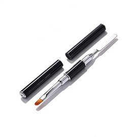 Poly Nail Gel Brush & Picker, Dual - Ended Stainless Steel Gel Nail Brush Tool for Polygel Brushes Kit Acrylic UV Nails Extension