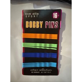 Onyx Brands Love•Ellie Sport Bobby Pins 80 Pc, 2.25" Hair Pins Long Bobby Pins Bright Colors