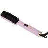 Negative Ion Hair Straightener Brush LCD Display Dual Use Heated