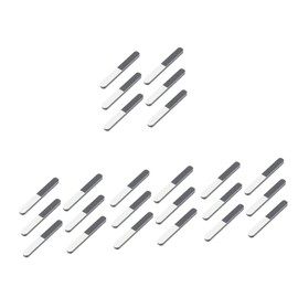 jojofuny 24pcs Professional Polishing Sanding Sticks for Model Crafting for Miniature Detailing Three-sided Grit for Precision Finishing