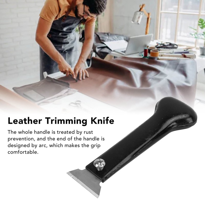 Leather Cutting Knife with 60pcs Blades Leather Working Tools Leather