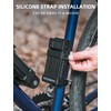 ROCKBROS Anti-Theft Folding Bike Lock,Bold Diameter 0.7cm,High-Strength ABS Material,Portable Folding
