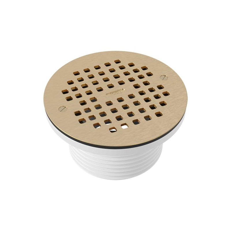 PROFLO PF42846 6" Brass Grate with 4" Adjustable Drain -