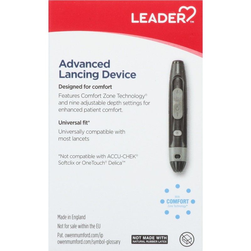Leader Lancing Device, 1ct - Adjustable Comfort & Precision for