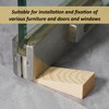 40 Pieces of Triangular Wooden Wedges, Furniture Accessories, Furniture Pads,