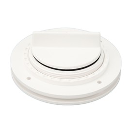 Scupper Valve Plug Efficient ABS Easy Installation Boat Drain Plug for Yachts Speedboats Kayaks White