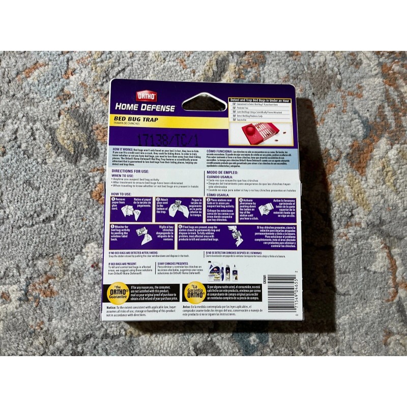 Ortho Home Defense Bed Bug Detector 2 pk -Pack of