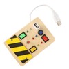 Light Switch Sensory Board Electric Wooden LED Early Education Color