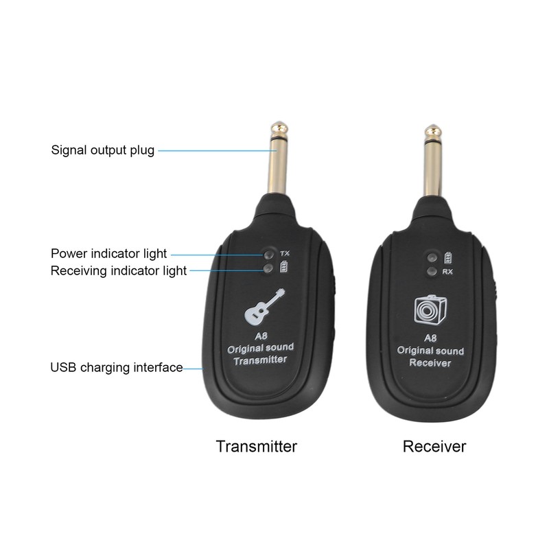 Wireless Guitar System Precise Sound Pickup Electric Guitar Audio System