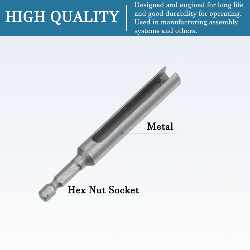 QUARKZMAN 100 mm Length Hexagonal Screwdriver x 1 Piece 8