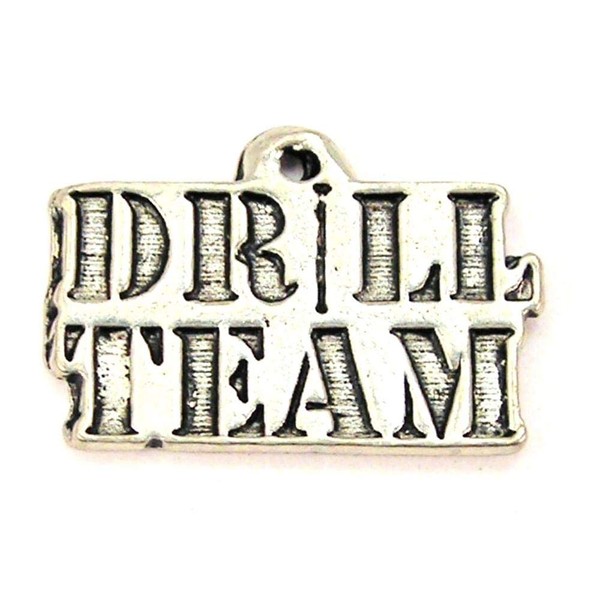 ChubbyChicoCharms Drill Team American Pewter Charm