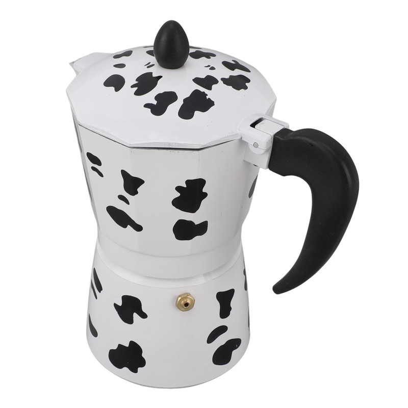 Milk Cow Color Moka Pot Aluminum Coffee Pot Coffee Maker