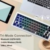 ZUOYA GMK61 60% Mechanical Keyboard Kit,Triple Mode BT5.0/ Wired/2.4GHz Wireless