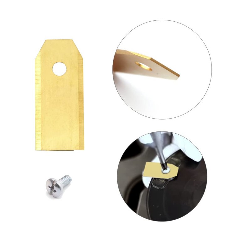 Replacement Blades Titanium 35 mm with Screws for Gardena Sileno