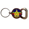 Royal Marines Military Bottle Opener Metal Keyring and Velvet Gift