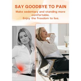 COTOM Back Brace for Lower Back Pain Women - Adjustable Lumbar Support Belts with 3D Massage Pad, Breathable Design for Sciatica, Herniated Disc, Scoliosis